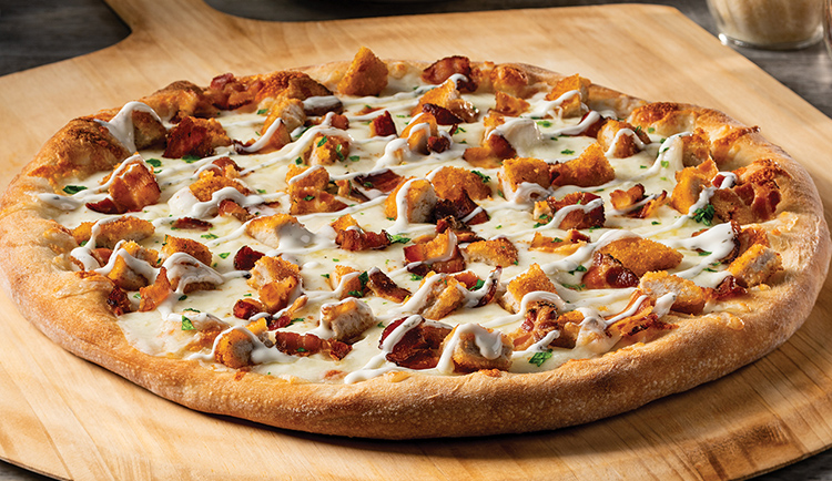 Chicken Bacon Ranch Pizza