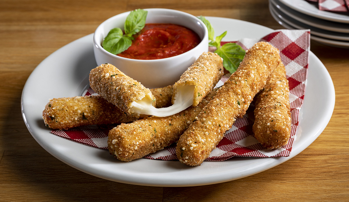 Mozzarella Sticks Featuring Grande Avorio Cheese